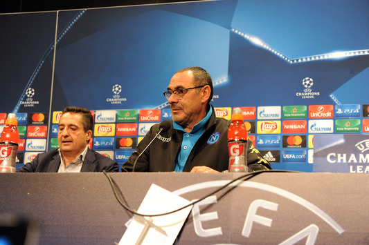 Sarri: “Callejon-Milik-Mertens? E’ una possibilità che vedremo quando si riposerà Insigne. Hamsik lo sosterrò sempre”