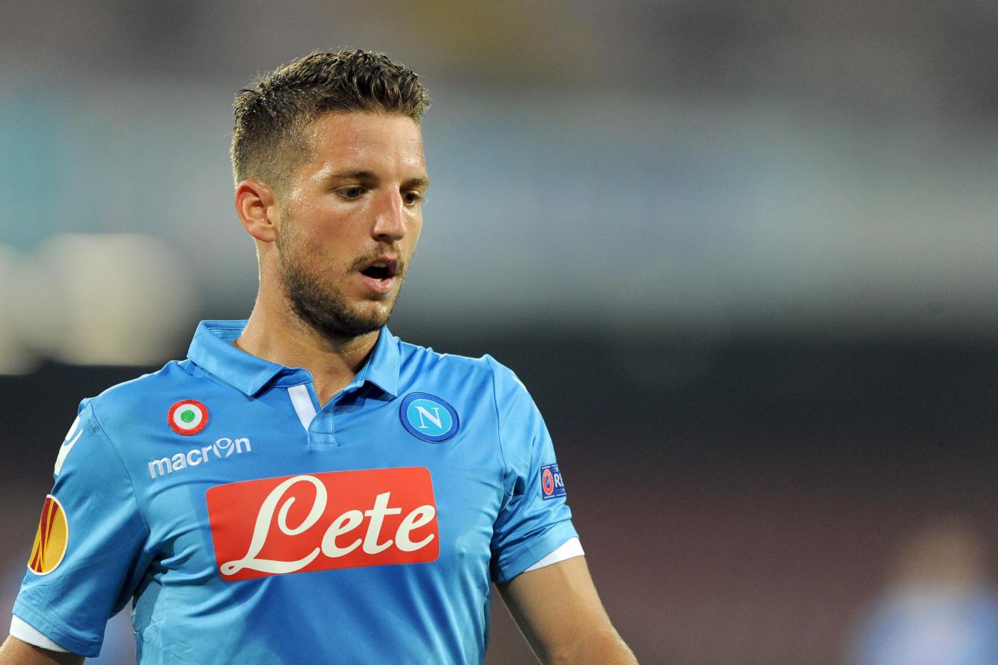 Napoli, allenamento mattutino a Castel Volturno. Mertens si è allenato in gruppo