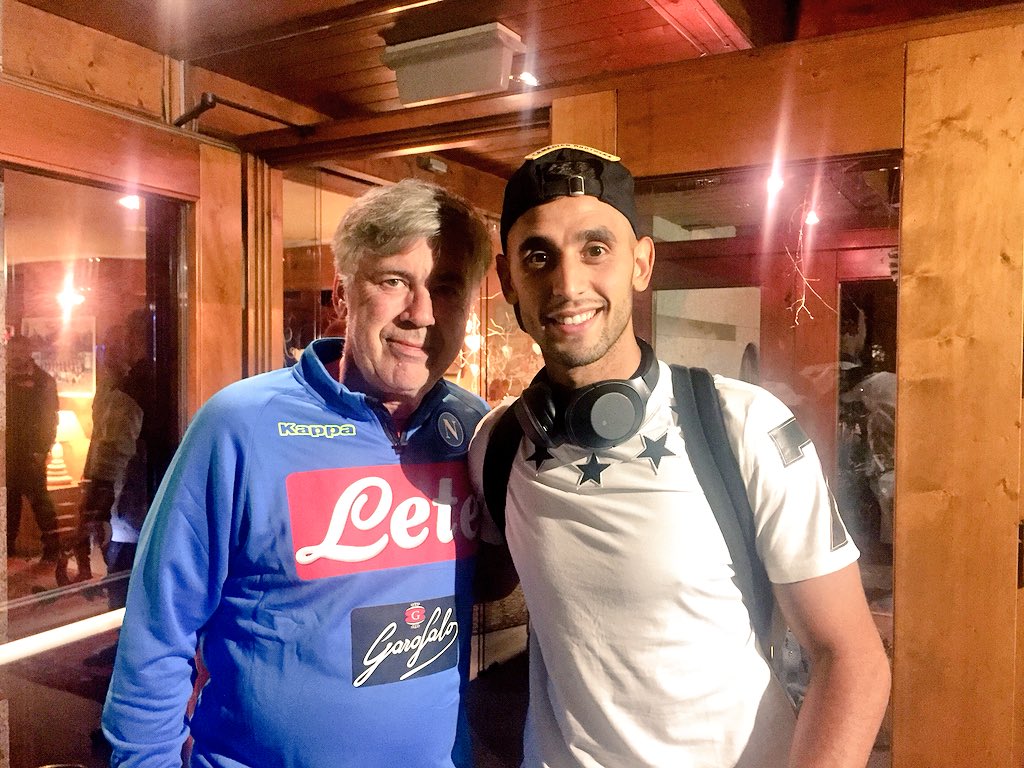 Ghoulam è a Dimaro-Folgarida: ora seguirà il suo programma personalizzato di recupero