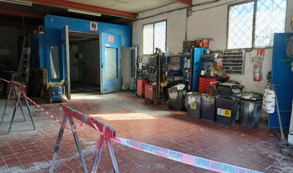 Attività produttive sequestrate nel Napoletano