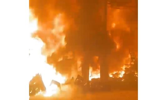 Incendio a Poggioreale
