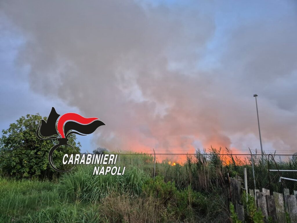 Pozzuoli: Incendio Attorno Ex Nato
