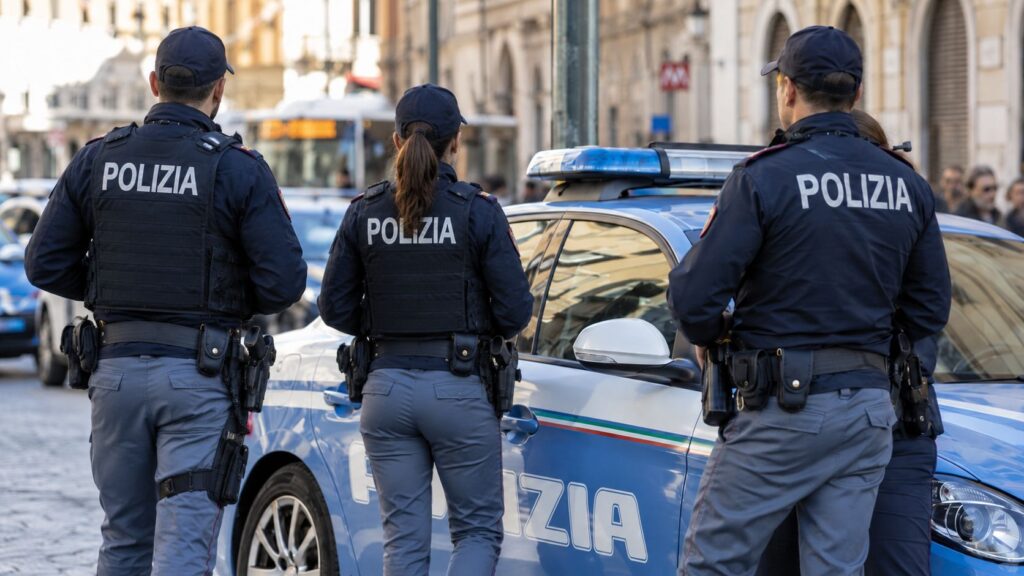 Immagine illustrativa di un controllo della Polizia presso una struttura alberghiera, a corredo del sequestro a Giugliano.